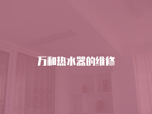 萬和熱水器的維修