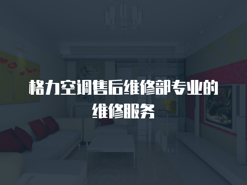 格力空調(diào)售后維修部專業(yè)的維修服務(wù)