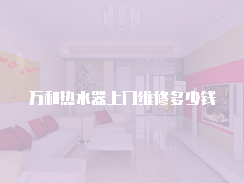 萬和熱水器上門維修多少錢