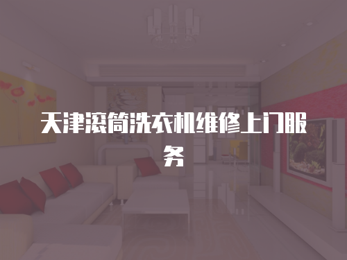 天津滾筒洗衣機維修上門服務