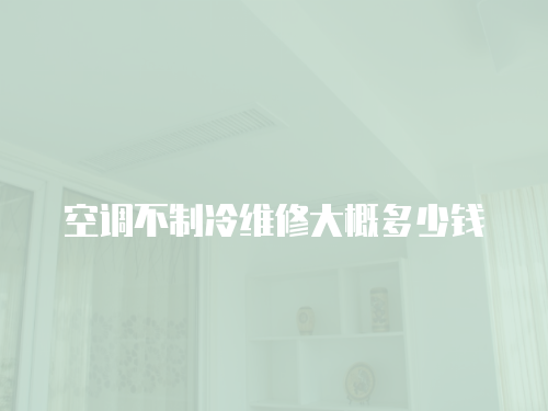 空調不制冷維修大概多少錢
