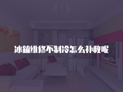 冰箱維修不制冷怎么補救呢