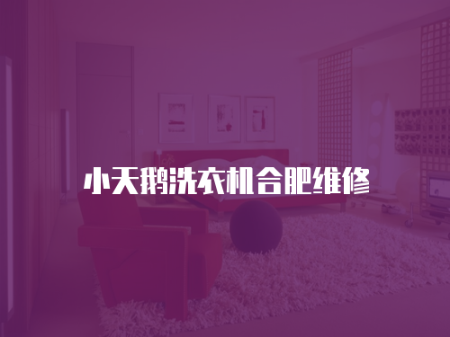 小天鵝洗衣機合肥維修