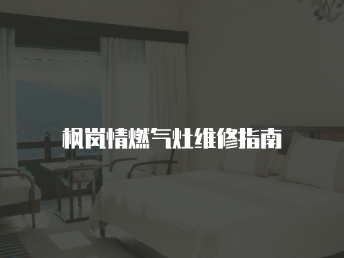 楓嵐情燃氣灶維修指南
