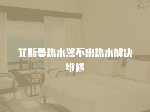 菲斯曼熱水器不出熱水解決維修
