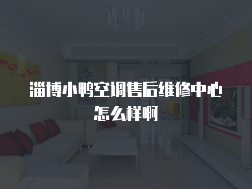 淄博小鴨空調(diào)售后維修中心怎么樣啊