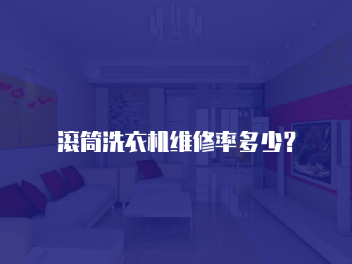 滾筒洗衣機維修率多少？