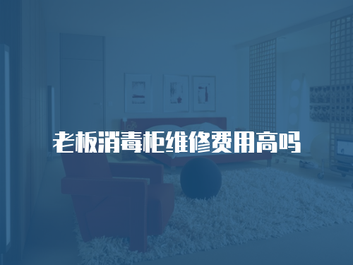 老板消毒柜維修費用高嗎