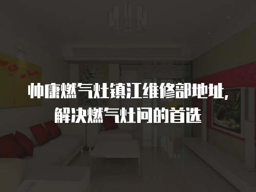 帥康燃氣灶鎮江維修部地址，解決燃氣灶問的首選
