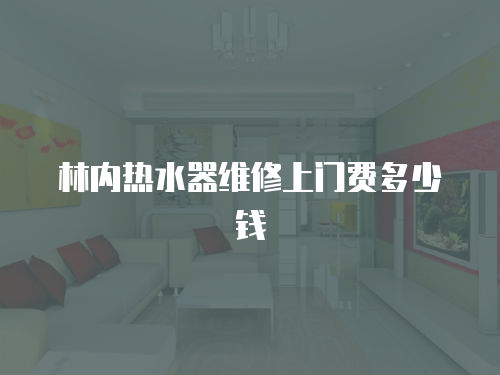 林內熱水器維修上門費多少錢