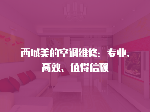 西城美的空調維修：專業、高效、值得信賴