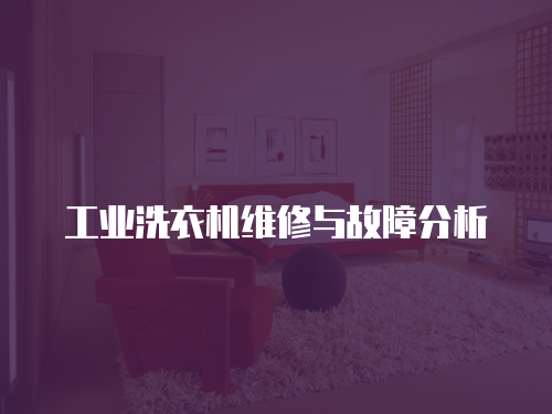 工業(yè)洗衣機維修與故障分析
