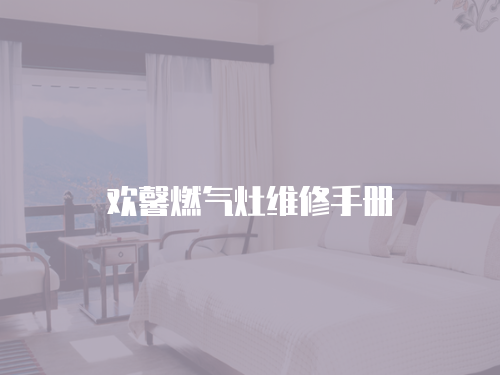 歡馨燃?xì)庠罹S修手冊(cè)