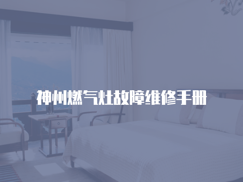 神州燃氣灶故障維修手冊