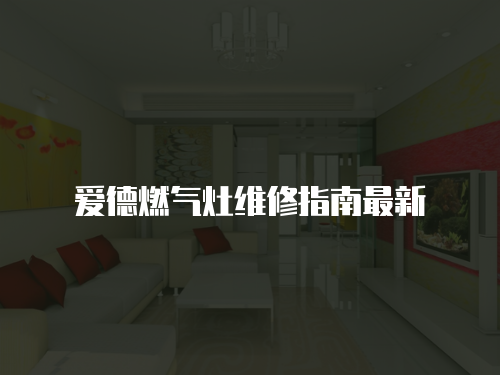 愛(ài)德燃?xì)庠罹S修指南最新