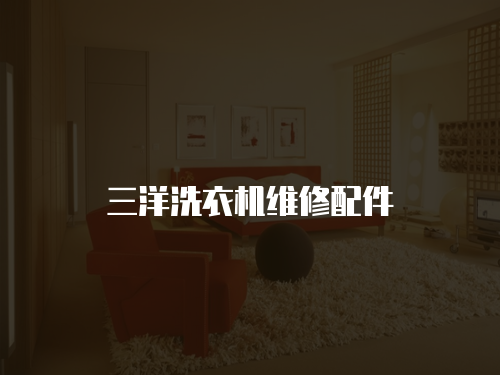 三洋洗衣機(jī)維修配件