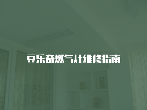 豆樂奇燃氣灶維修指南