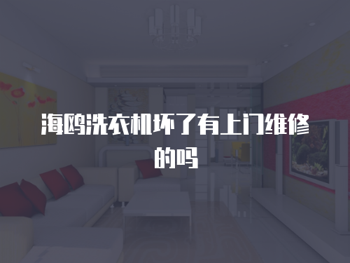 海鷗洗衣機壞了有上門維修的嗎