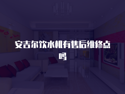 安吉爾飲水機有售后維修點嗎