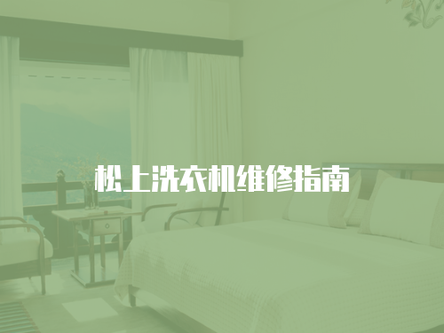 松上洗衣機維修指南