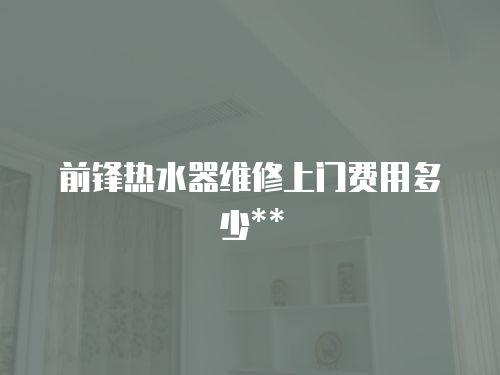 前鋒熱水器維修上門費用多少**