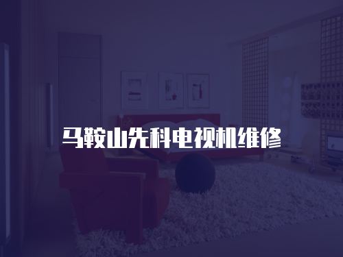 馬鞍山先科電視機維修