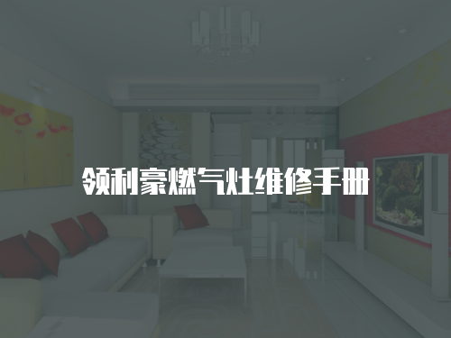 領利豪燃氣灶維修手冊