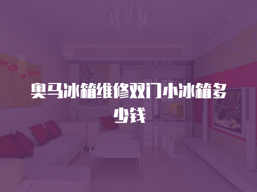 奧馬冰箱維修雙門小冰箱多少錢