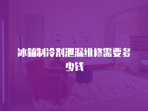 冰箱制冷劑泄漏維修需要多少錢