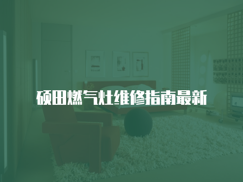 碩田燃氣灶維修指南最新