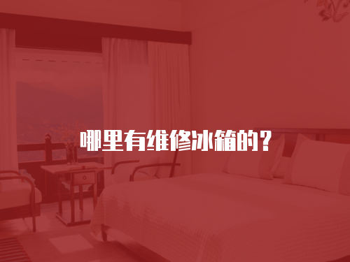 哪里有維修冰箱的？