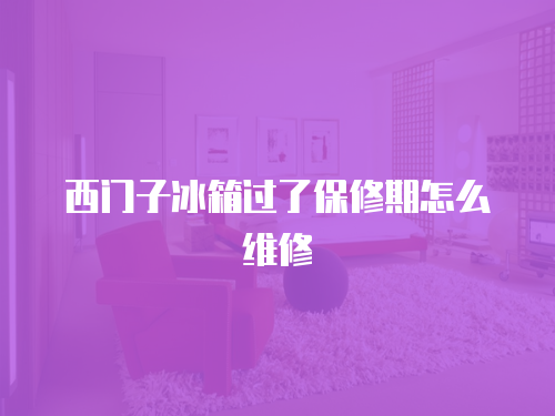 西門子冰箱過了保修期怎么維修
