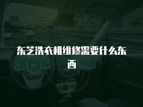 東芝洗衣機(jī)維修需要什么東西