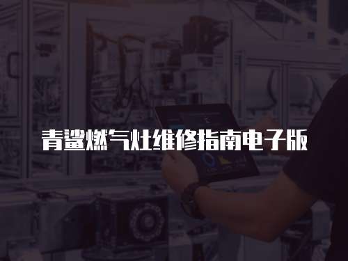 青鯊燃?xì)庠罹S修指南電子版