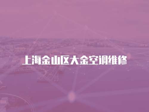 上海金山區大金空調維修