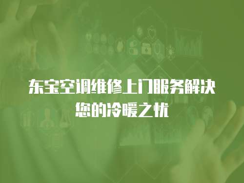 東寶空調(diào)維修上門服務(wù)解決您的冷暖之憂