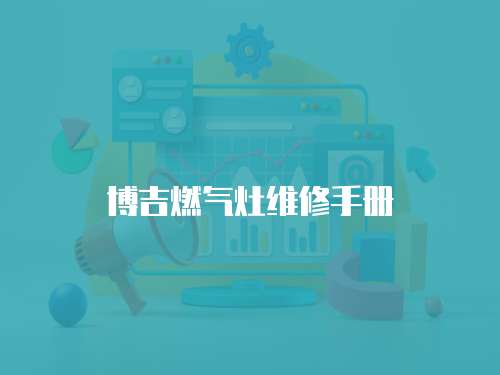 博吉燃?xì)庠罹S修手冊