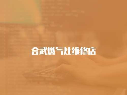 合武燃氣灶維修店
