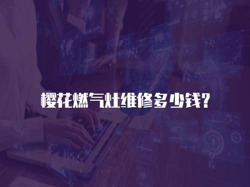 櫻花燃氣灶維修多少錢？
