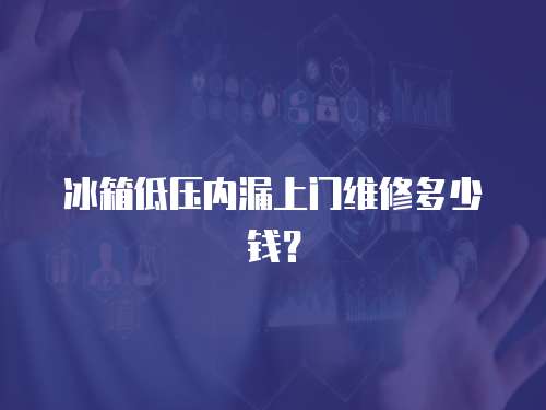 冰箱低壓內漏上門維修多少錢？