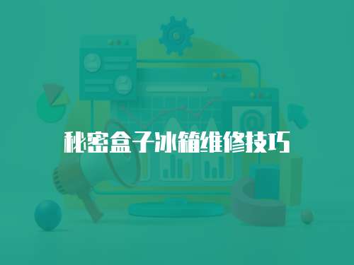 秘密盒子冰箱維修技巧
