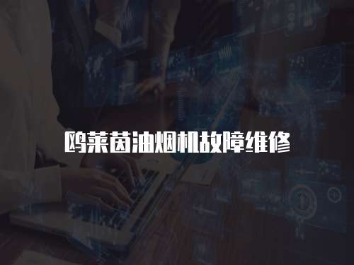 鷗萊茵油煙機故障維修