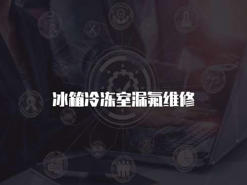 冰箱冷凍室漏氟維修