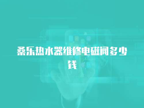 桑樂熱水器維修電磁閥多少錢