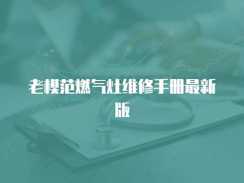 老模范燃氣灶維修手冊最新版