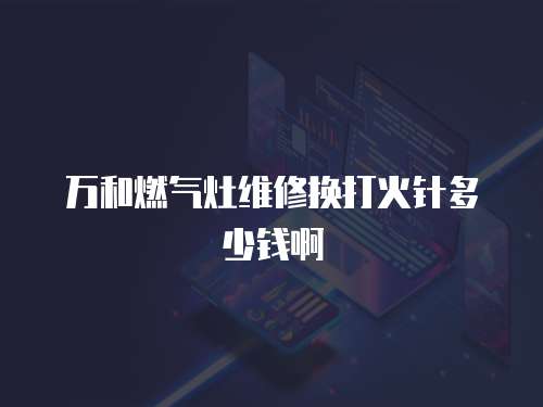 萬(wàn)和燃?xì)庠罹S修換打火針多少錢(qián)啊