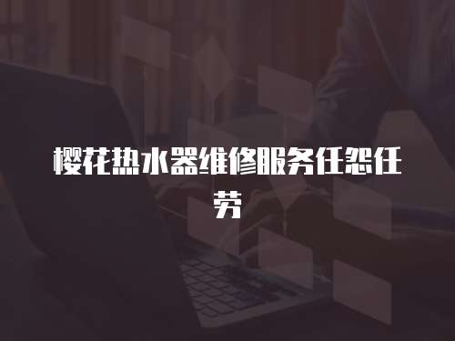 櫻花熱水器維修服務任怨任勞