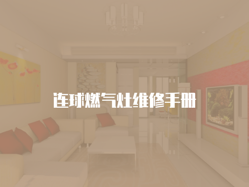 連球燃氣灶維修手冊