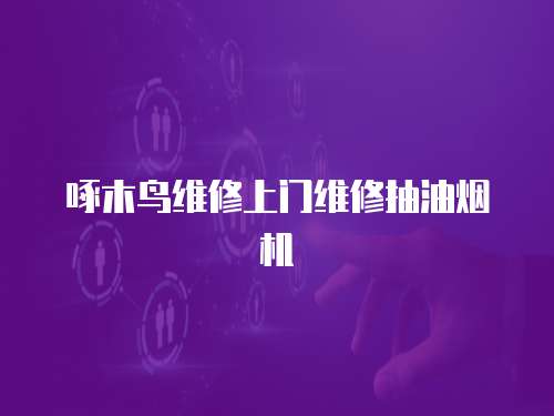 啄木鳥維修上門維修抽油煙機