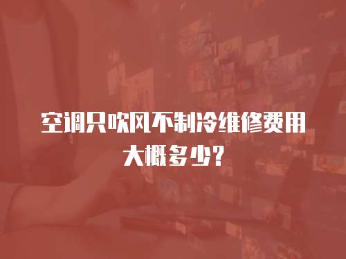 空調只吹風不制冷維修費用大概多少？